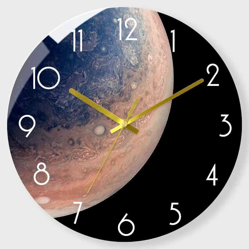 Luxury Silent Wall Clock Living Room Glass Clocks Wall Home Decor Creative Modern Big Wall Watch Kitchen Clock Duvar Saati Gift