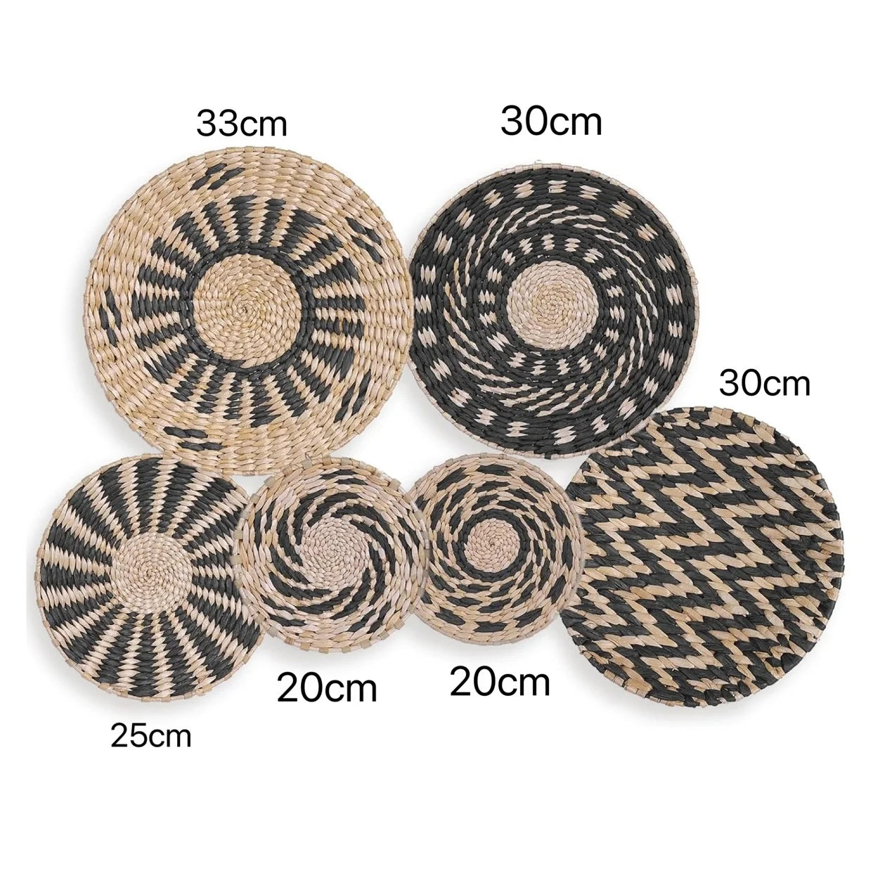 Partition Macrame Wall Decor Set - Nordic Handwoven Boho Hanging Kit With Wood Beads, 3D Wall Art For Living Room Wallpapers