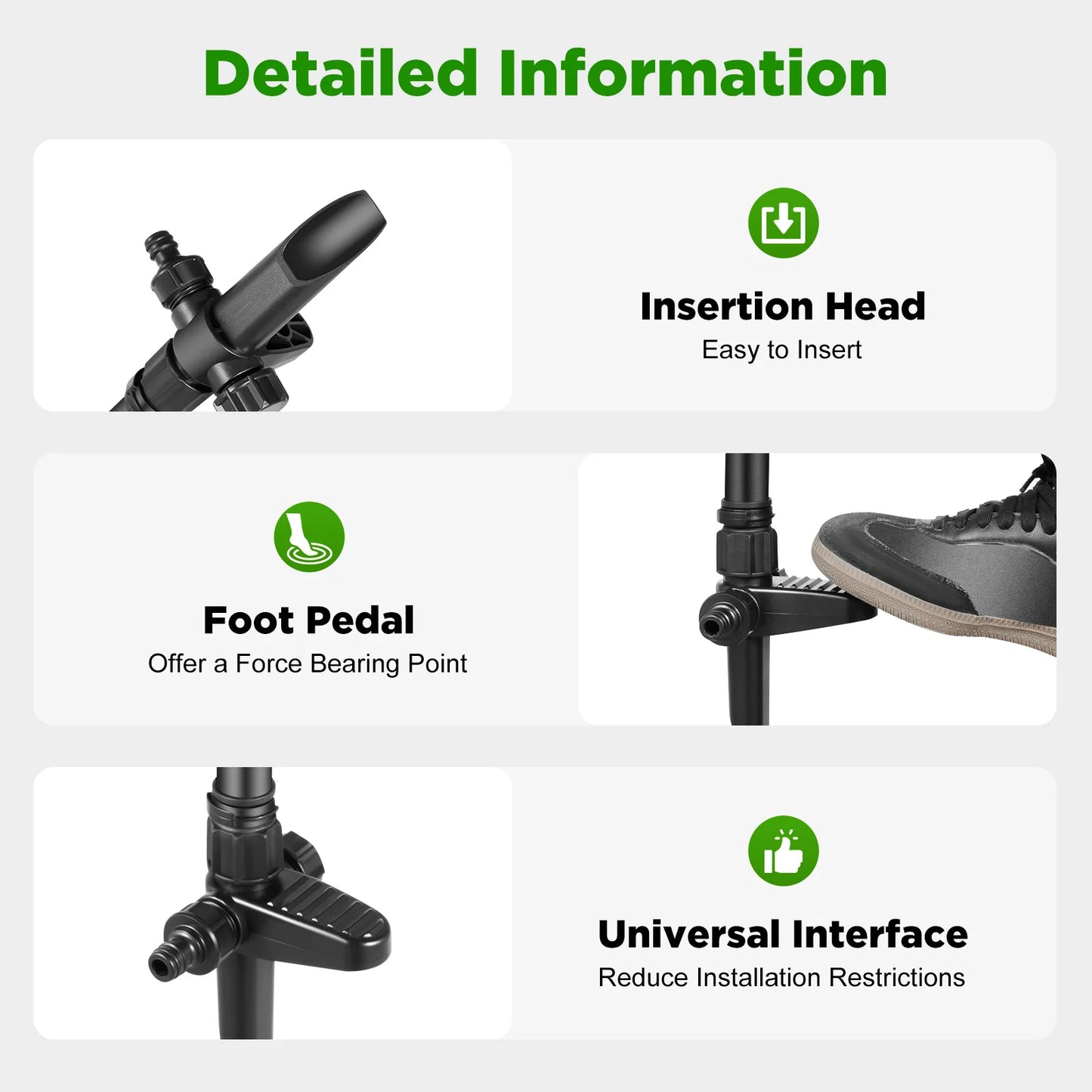 Motion Activated Sprinkler | Bird Repellent Heron Repellent Cat Repellent | Solar Power Motion Sensor 10m Range Animal Deterrent