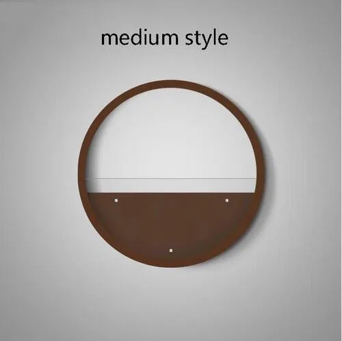 Creative Wall Vases Metal Iron Art Modern Artificial Flower Basket Plant Holder Hanging Wall Vases For Living Room Decoration