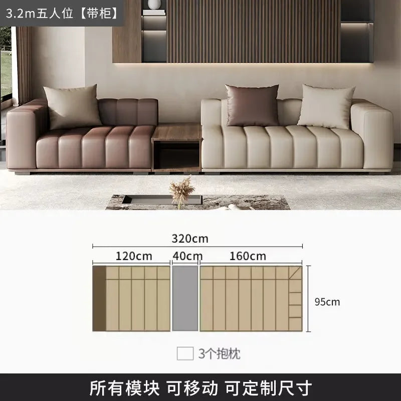 European Designer Living Room Sofas Narrow Dark Modern Boneless Living Room Sofas Corner Curved Woonkamerbanken Furniture Home