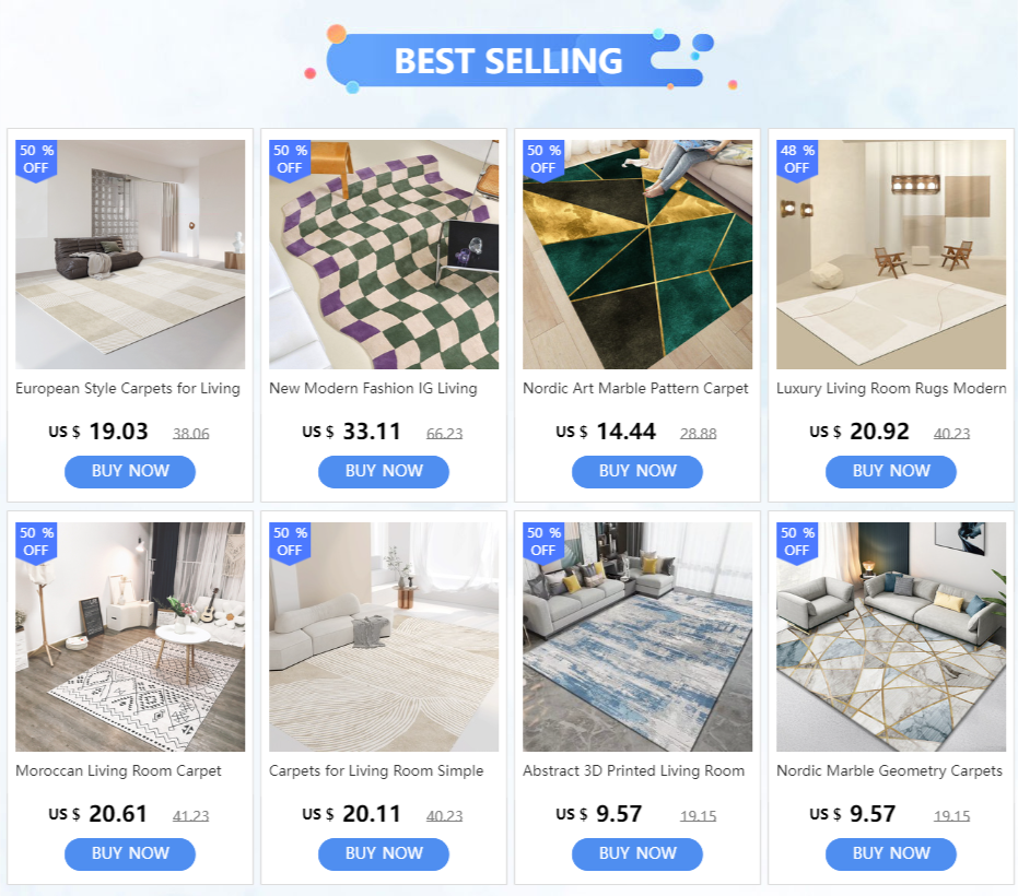 Carpets for Living Room Decoration Washable Floor Lounge Rug Large Area Rugs Bedroom Carpet Modern Home Living Room Decor Mat