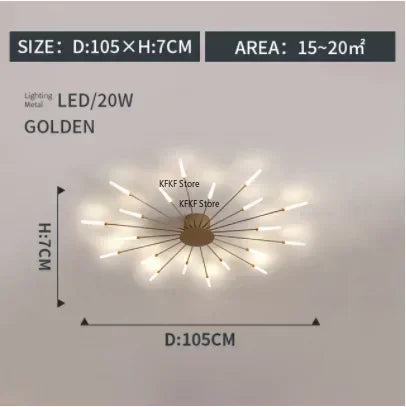 Modern LED Ceiling Lamp Luxury Household Living Dining Room Chandelier Home Decor Bedroom Pendant Light Kitchen Lustres Fixtures