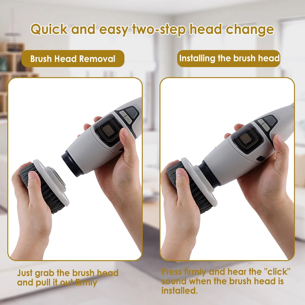 10-in-1 Multifunctional Electric Cleaning Brush Household Cleaning Brush Bathroom Cleaning Toilet Cleaning With LED Night Ligh