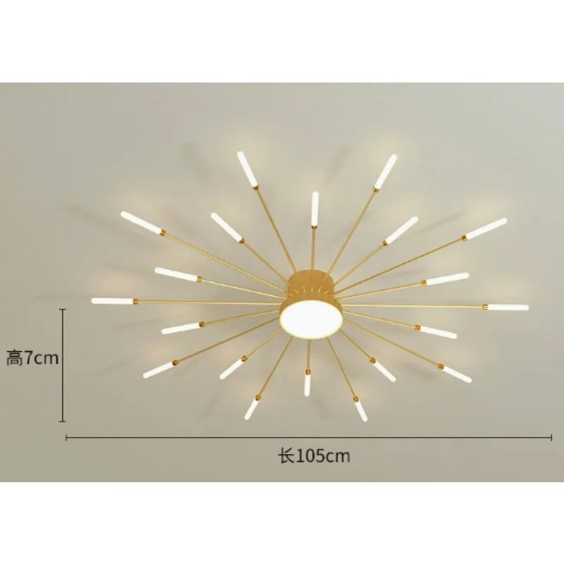 Modern Creativity Led Ceiling lamp Nordic Home Decor Decorative ceilling lights with Remote Control for Bedroom Living Room