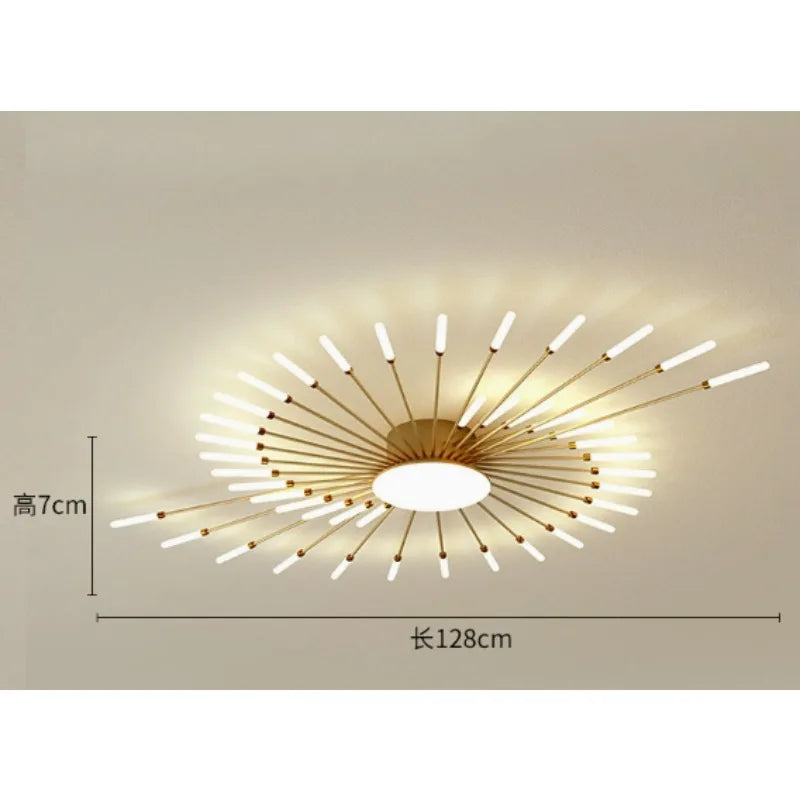 Modern Creativity Led Ceiling lamp Nordic Home Decor Decorative ceilling lights with Remote Control for Bedroom Living Room