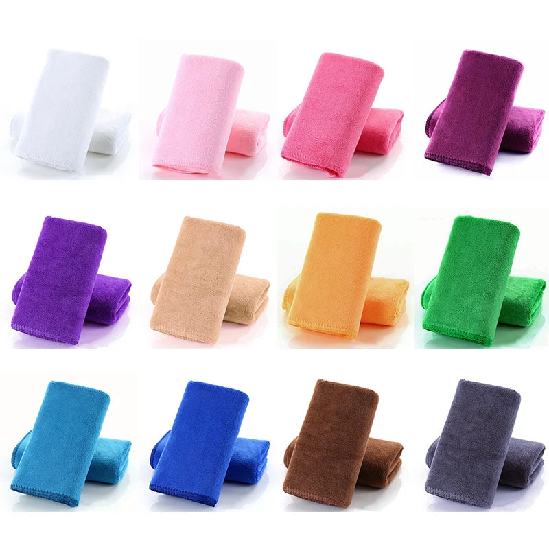 50PCS 30X30cm Custom LOGO Towel Laser Printed Pattern Text Face Towel Hand Towels Wedding Salon Events Ideal Gifts Souvenirs ZYF