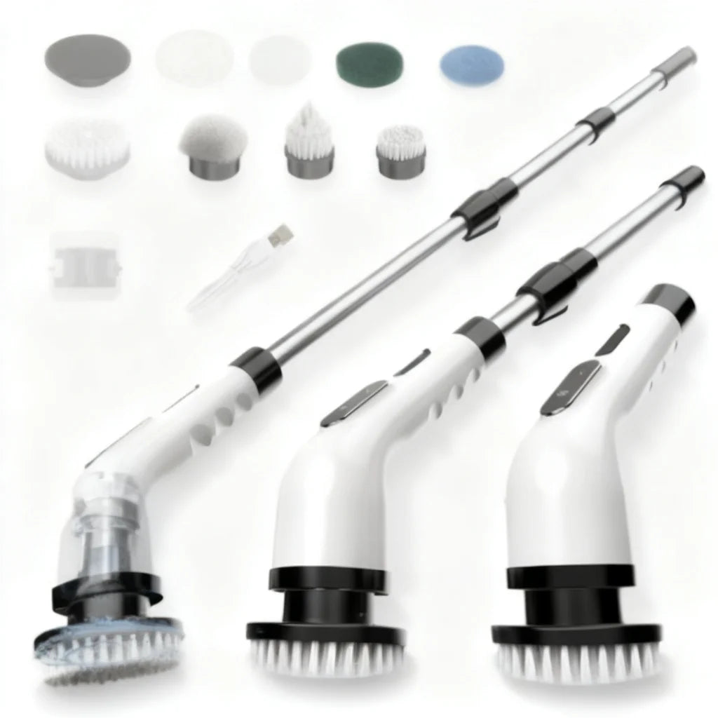 Rechargeable Electric Spin Scrubber with 7 Heads Power Scrubber for Cleaning Bathroom Shower Tub Kitchen Sink Top Rated 2026