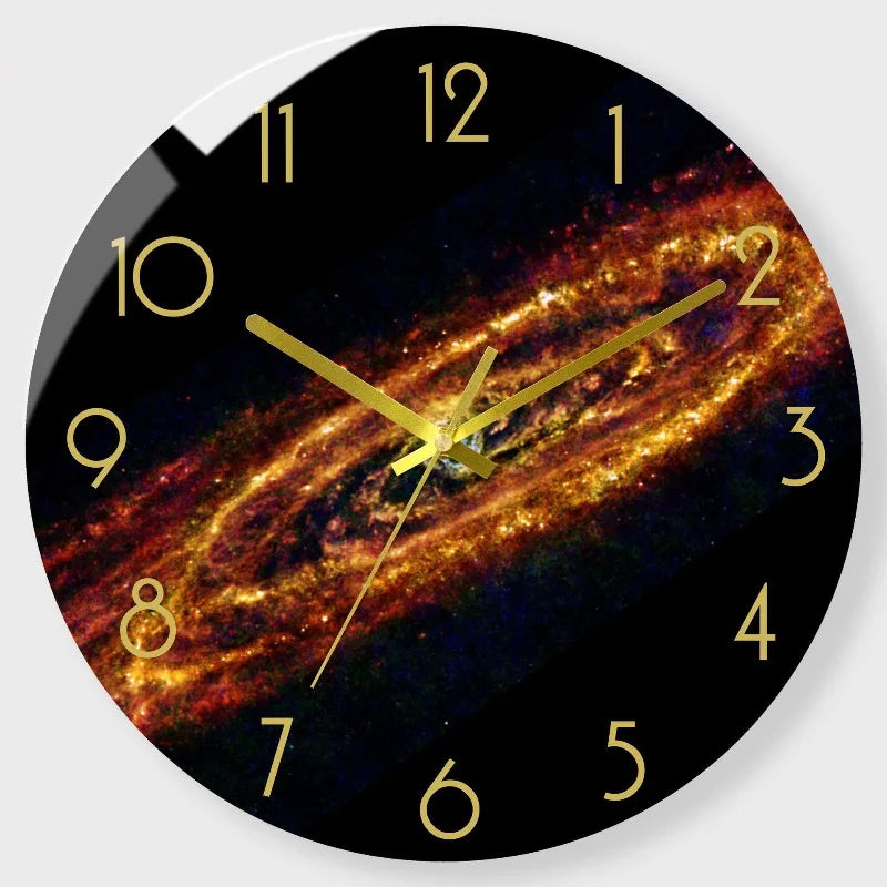 Luxury Silent Wall Clock Living Room Glass Clocks Wall Home Decor Creative Modern Big Wall Watch Kitchen Clock Duvar Saati Gift