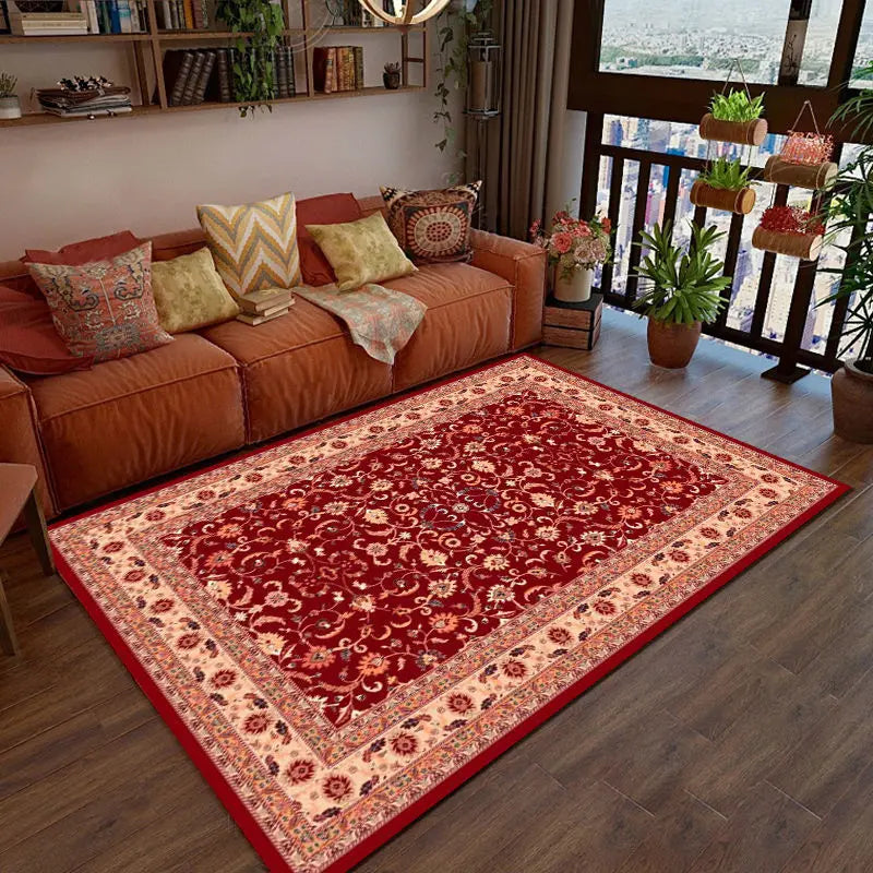 Ethnic Retro Living Room Carpet High Quality Bedroom Decor Rugs Lounge Rug Home Decoration Floor Mat Hotel Large Area Carpets