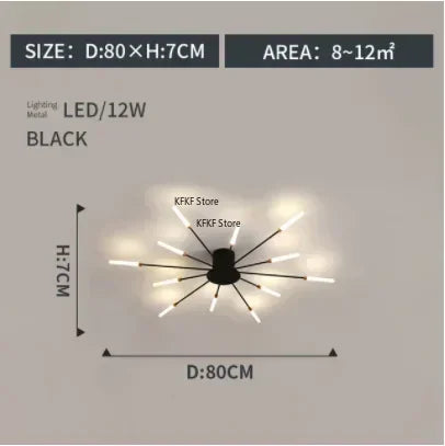 Modern LED Ceiling Lamp Luxury Household Living Dining Room Chandelier Home Decor Bedroom Pendant Light Kitchen Lustres Fixtures