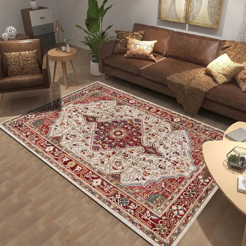 Ethnic Retro Living Room Carpet High Quality Bedroom Decor Rugs Lounge Rug Home Decoration Floor Mat Hotel Large Area Carpets