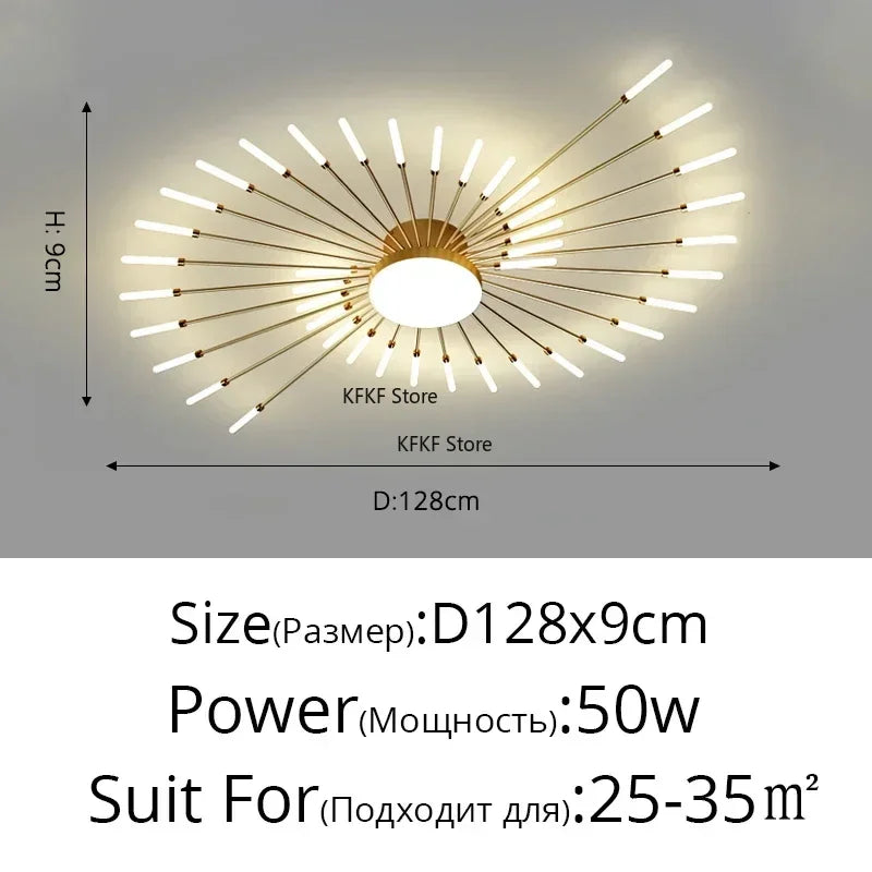 Modern LED Ceiling Lamp Luxury Household Living Dining Room Chandelier Home Decor Bedroom Pendant Light Kitchen Lustres Fixtures