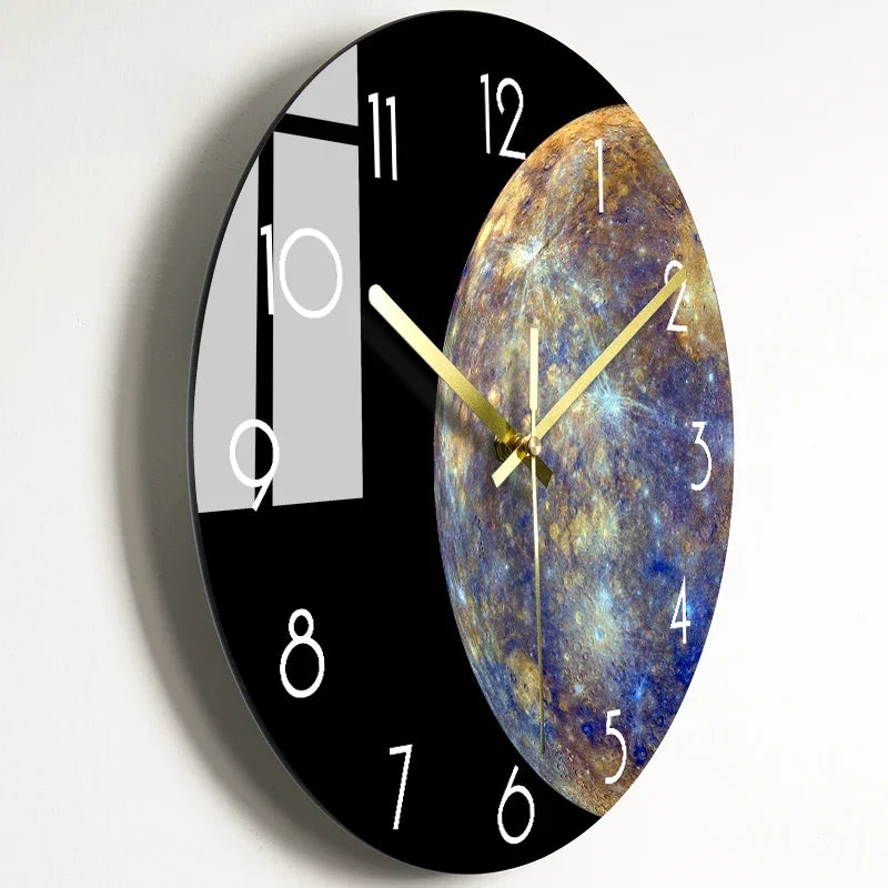 Luxury Silent Wall Clock Living Room Glass Clocks Wall Home Decor Creative Modern Big Wall Watch Kitchen Clock Duvar Saati Gift