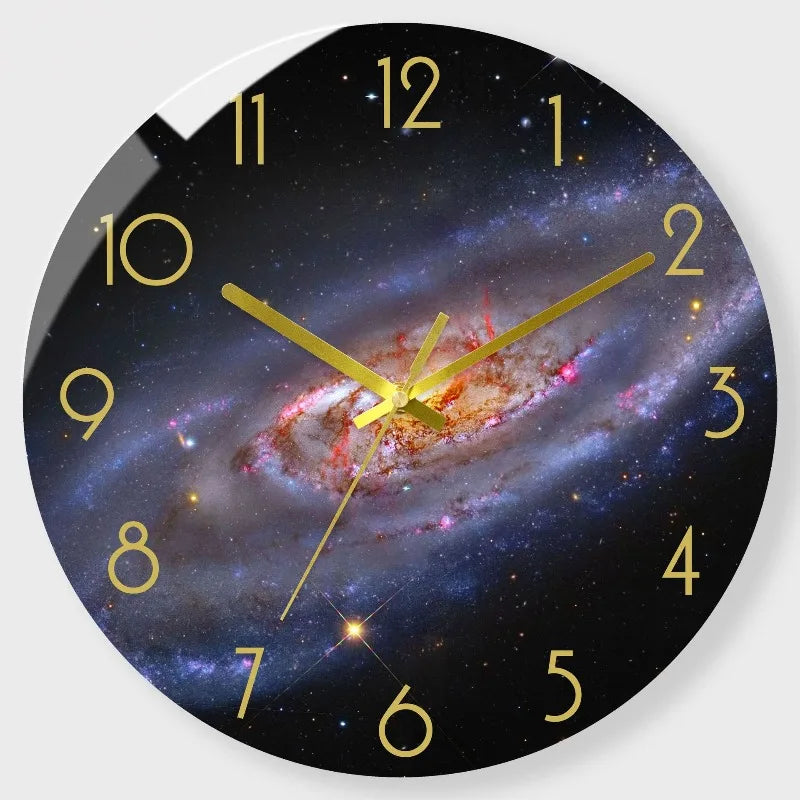 Luxury Silent Wall Clock Living Room Glass Clocks Wall Home Decor Creative Modern Big Wall Watch Kitchen Clock Duvar Saati Gift