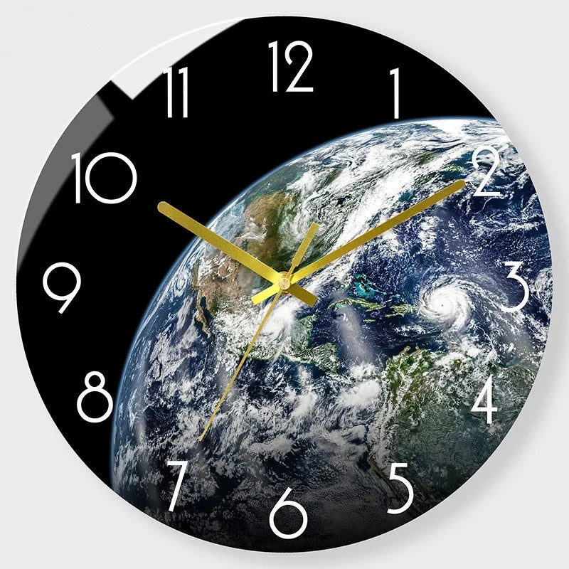 Luxury Silent Wall Clock Living Room Glass Clocks Wall Home Decor Creative Modern Big Wall Watch Kitchen Clock Duvar Saati Gift
