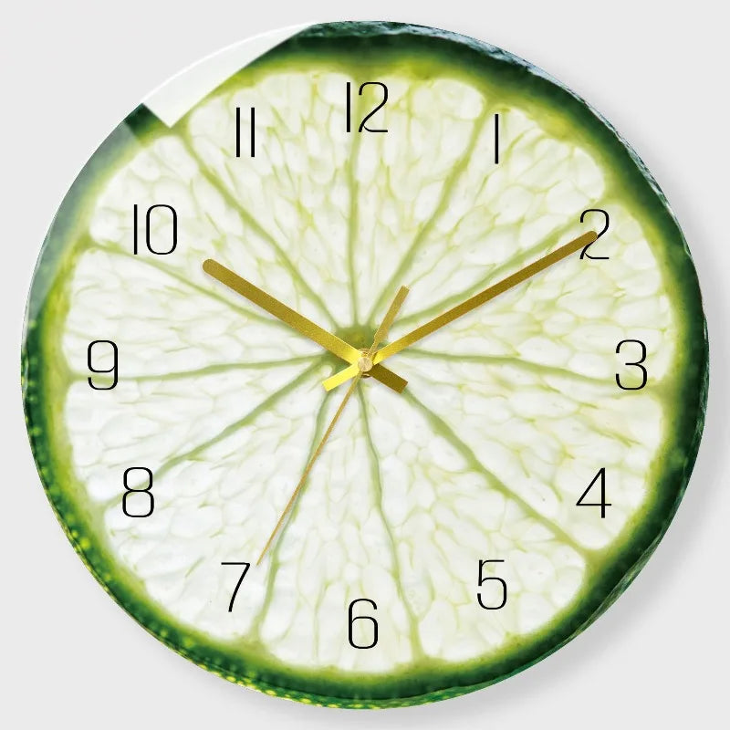 Luxury Silent Wall Clock Living Room Glass Clocks Wall Home Decor Creative Modern Big Wall Watch Kitchen Clock Duvar Saati Gift