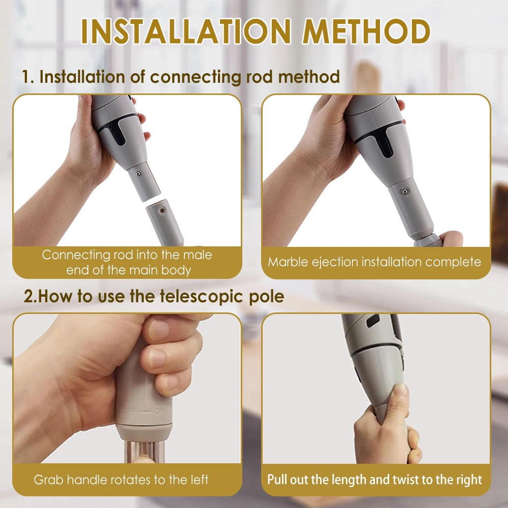 10-in-1 Multifunctional Electric Cleaning Brush Household Cleaning Brush Bathroom Cleaning Toilet Cleaning With LED Night Ligh