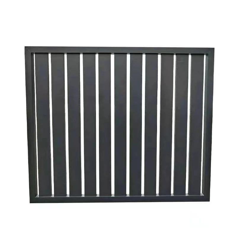 Premium High Quality Durable Black Aluminum Slat Fence Panels Customizable Length And Height Outdoor Privacy Fence