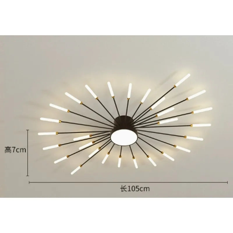 Modern Creativity Led Ceiling lamp Nordic Home Decor Decorative ceilling lights with Remote Control for Bedroom Living Room
