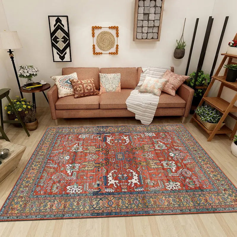 Ethnic Retro Living Room Carpet High Quality Bedroom Decor Rugs Lounge Rug Home Decoration Floor Mat Hotel Large Area Carpets