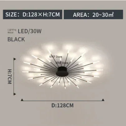 Modern LED Ceiling Lamp Luxury Household Living Dining Room Chandelier Home Decor Bedroom Pendant Light Kitchen Lustres Fixtures