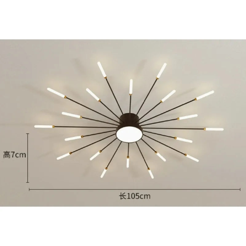 Modern Creativity Led Ceiling lamp Nordic Home Decor Decorative ceilling lights with Remote Control for Bedroom Living Room
