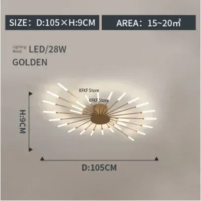 Modern LED Ceiling Lamp Luxury Household Living Dining Room Chandelier Home Decor Bedroom Pendant Light Kitchen Lustres Fixtures
