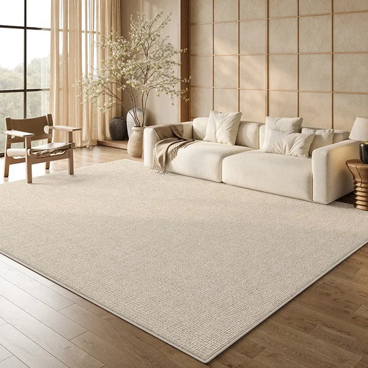 Large Carpet for Living Room Light Luxury Simplicity Bedroom Room Bedside Rug Home Decor Beige Sofa Coffee Table Floor Mat Tapis