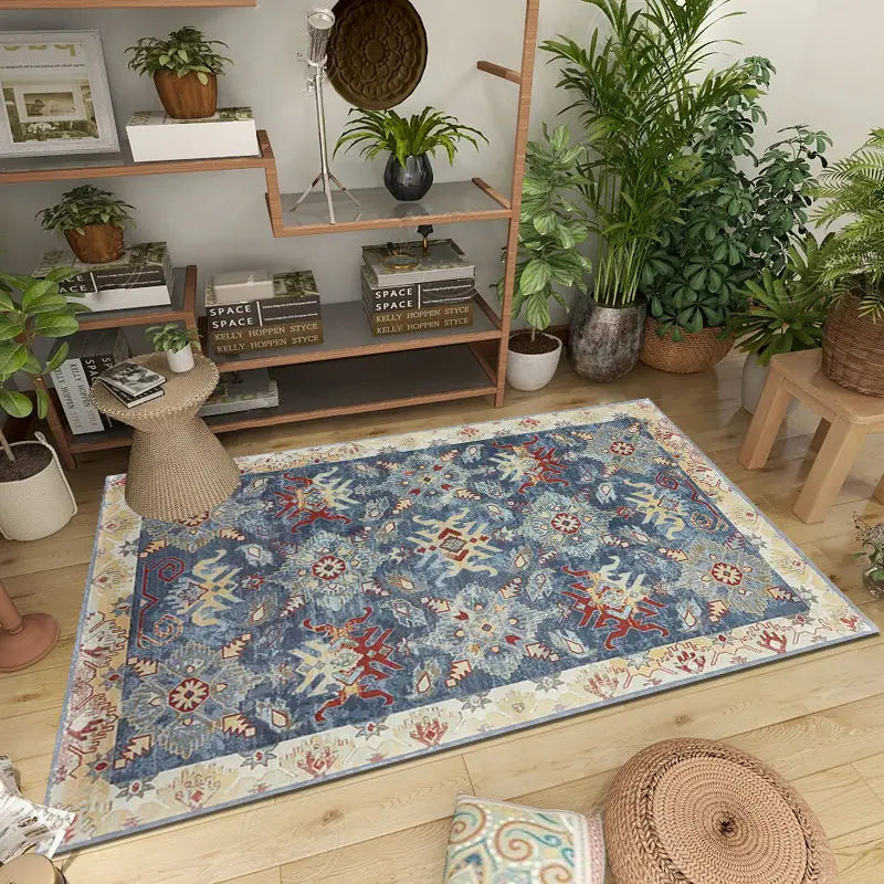 Ethnic Retro Living Room Carpet High Quality Bedroom Decor Rugs Lounge Rug Home Decoration Floor Mat Hotel Large Area Carpets