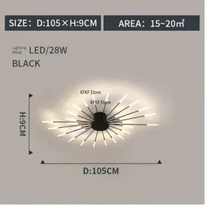 Modern LED Ceiling Lamp Luxury Household Living Dining Room Chandelier Home Decor Bedroom Pendant Light Kitchen Lustres Fixtures