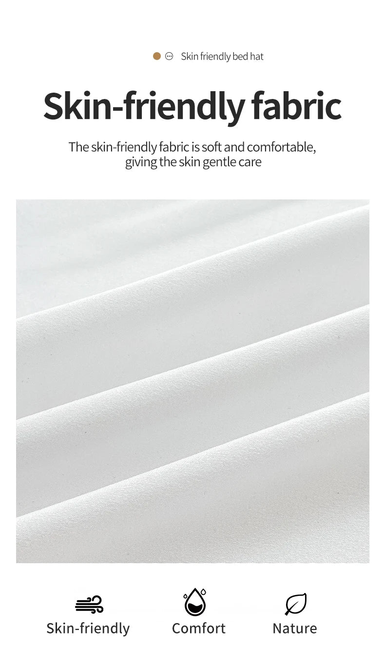 Double Bed Sheets Couple Elastic Fitted Sheet Microfiber Ultra-Soft Hotel Luxury Mattress Cover Queen Single King Size