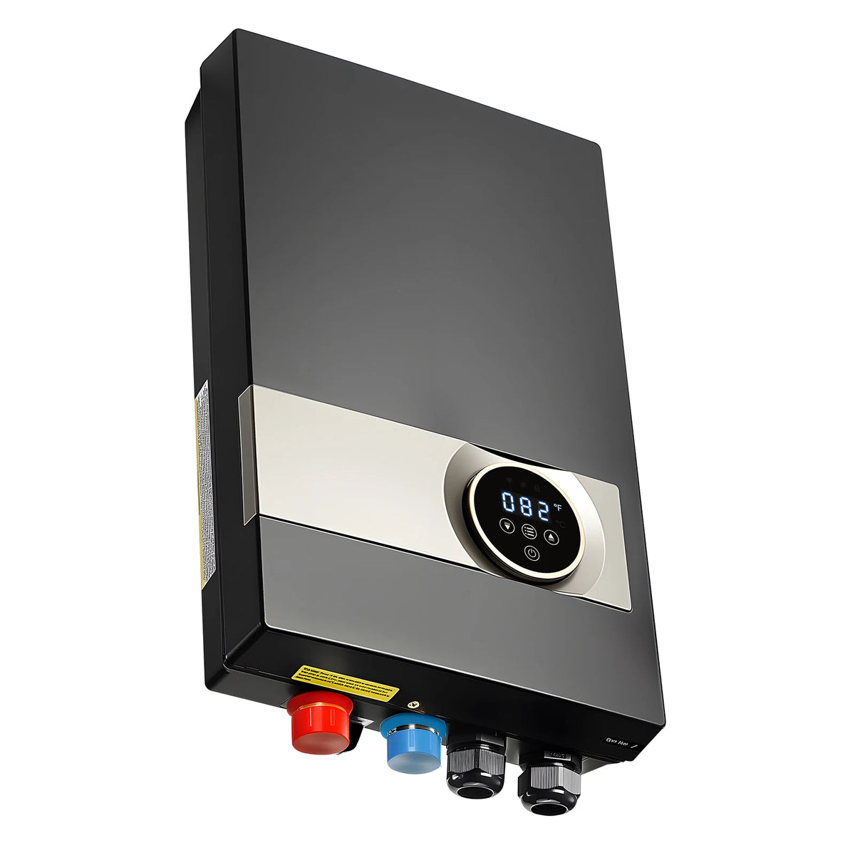 SucceBuy Tankless Electric Water Heater 27kW Instant Hot Water Heater Under Sink On Demand for Bathroom w/ LCD Touch Screen 240V